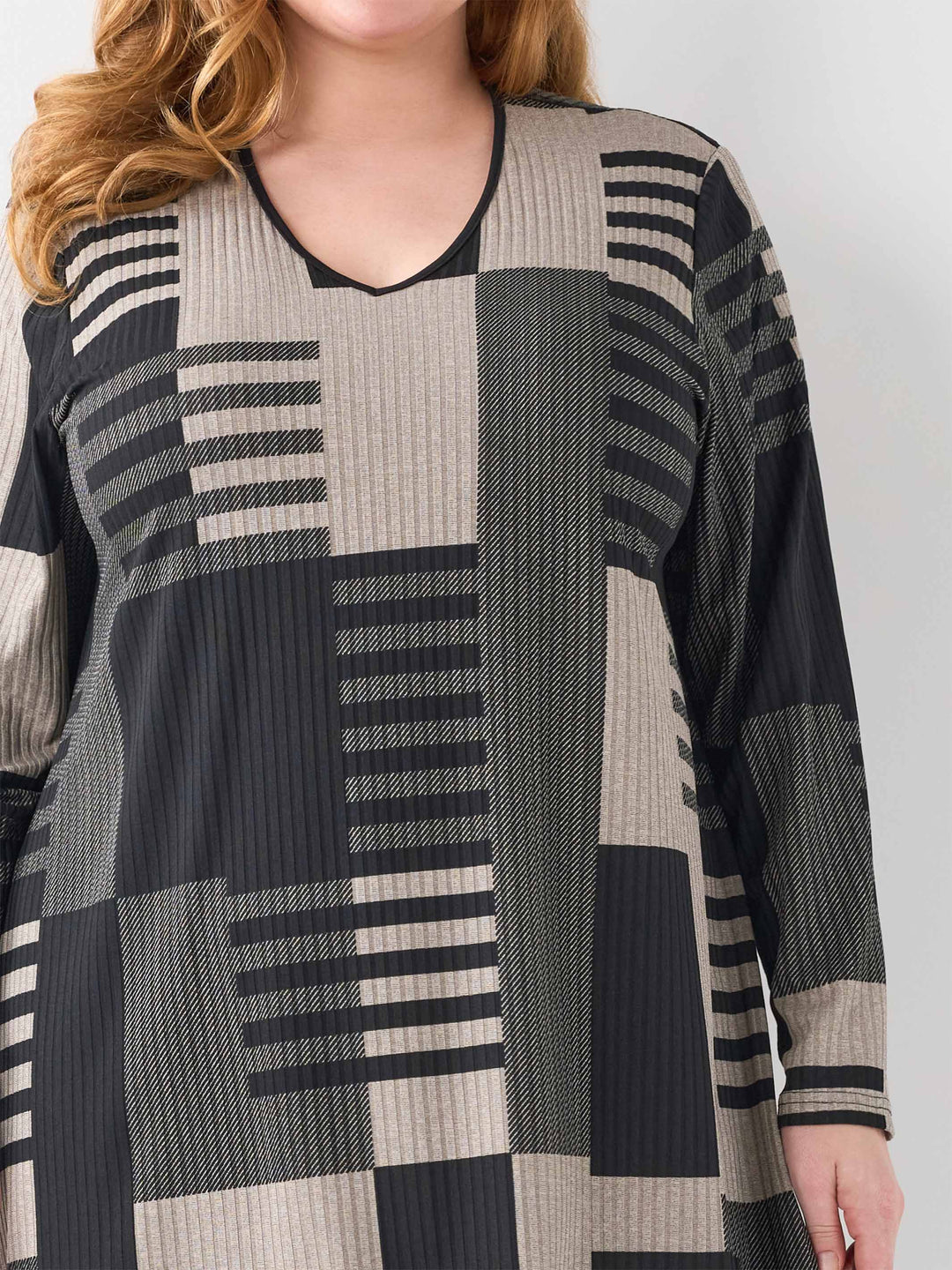 V-Neck Swing Top - Skyline