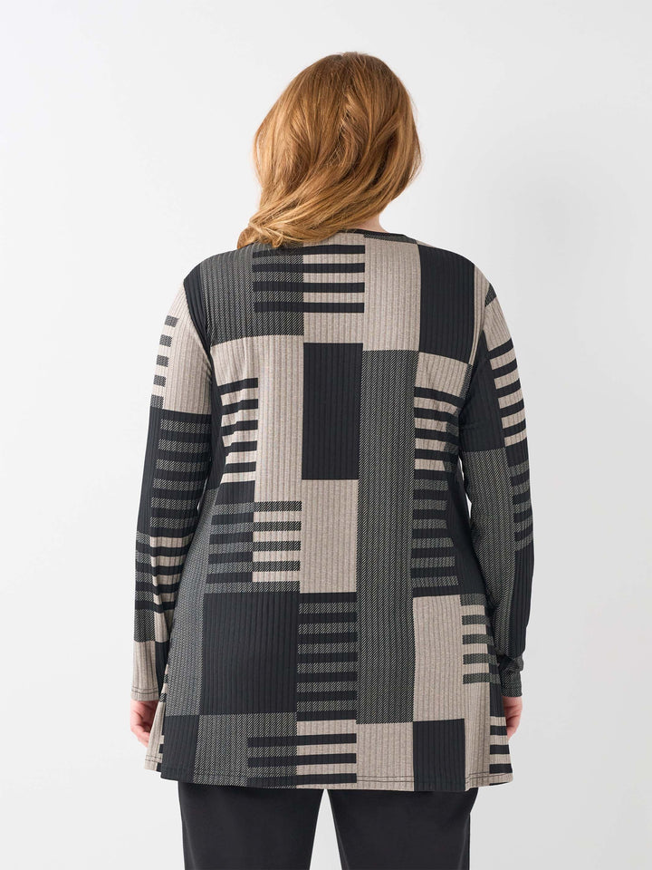 V-Neck Swing Top - Skyline