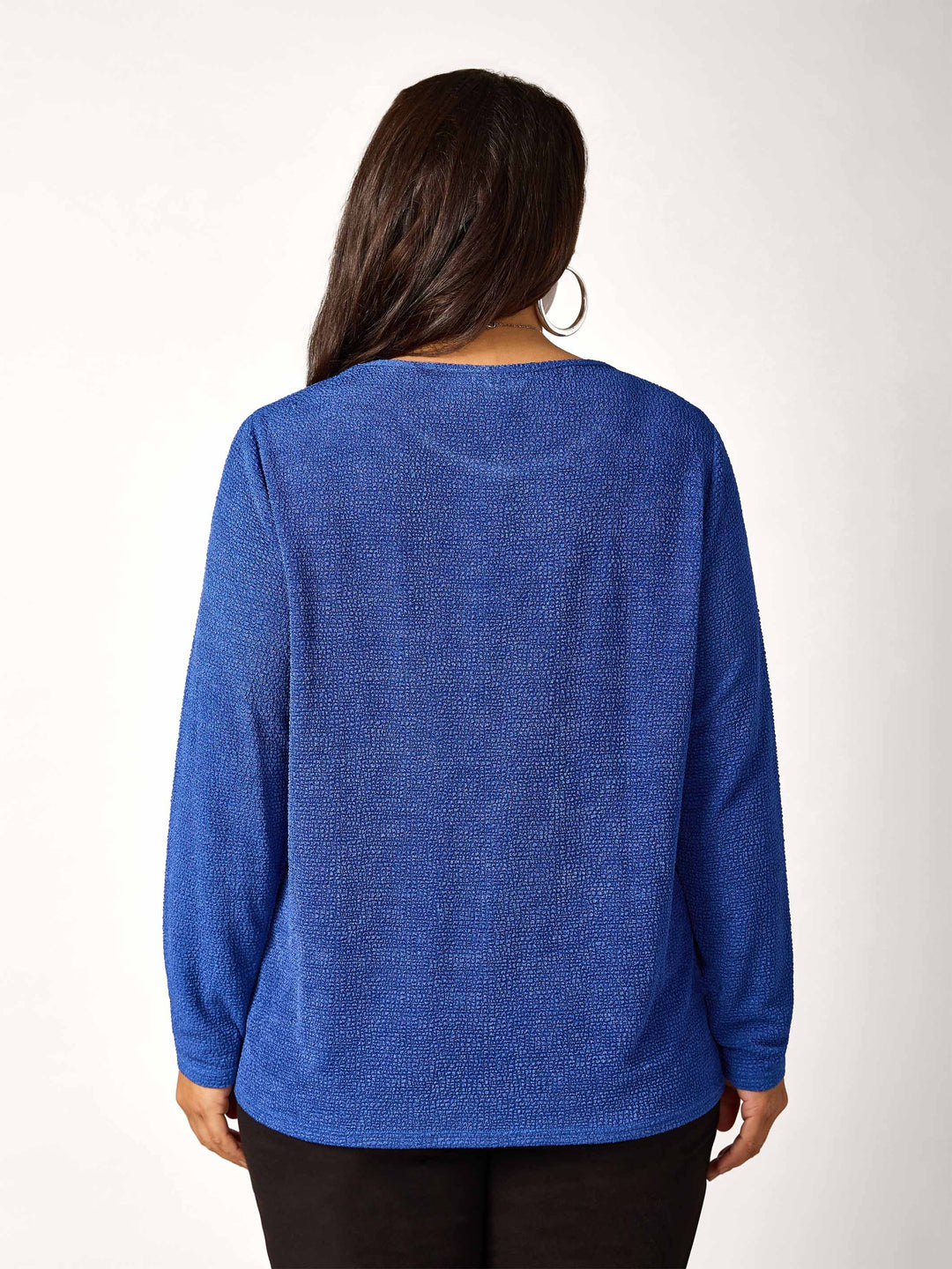 Popcorn Basic Top - Sapphire