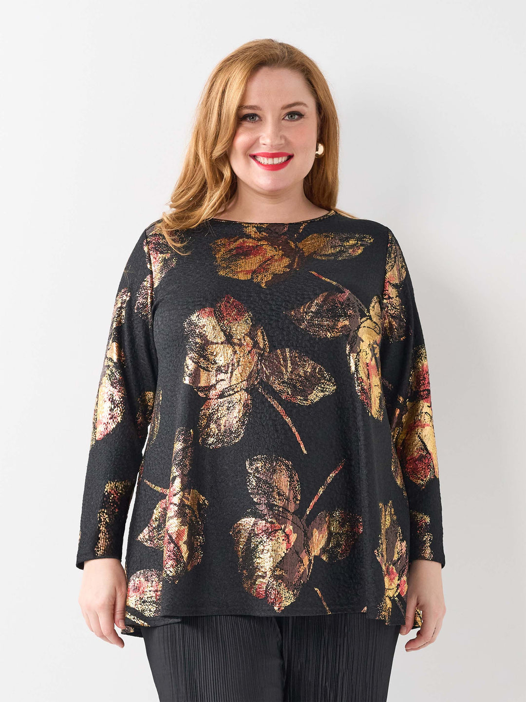 Swing Jersey Evening Top - Metallica