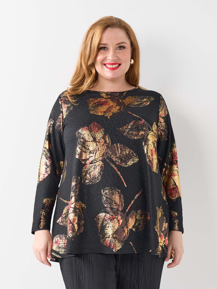 Swing Jersey Evening Top - Metallica