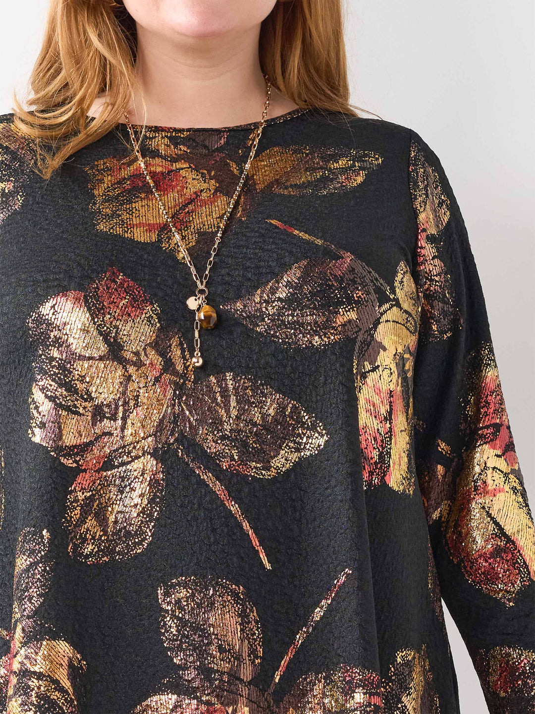 Swing Jersey Evening Top - Metallica