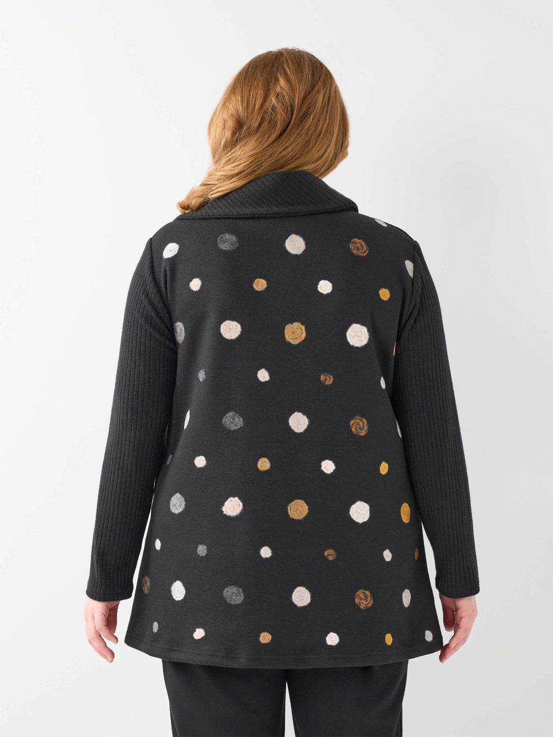 Zip Collar Top - Celestial