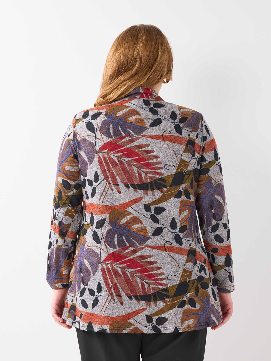 V-Neck Button Through Top - Birch Fields