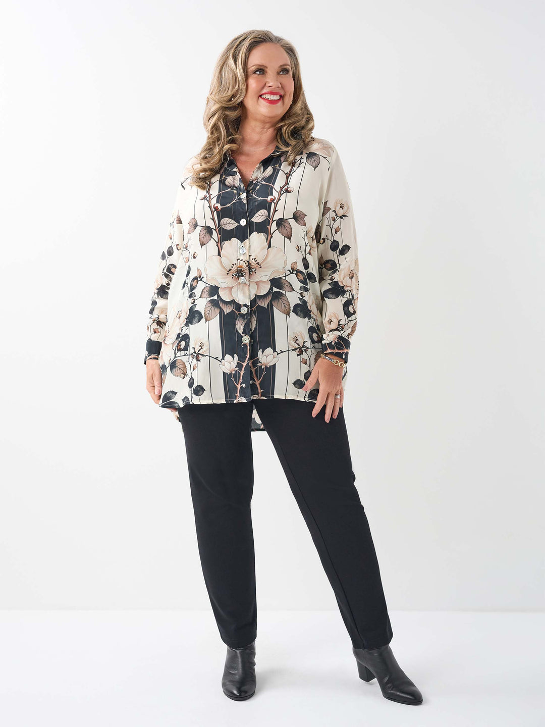 Collared Printed Shirt - Magnificence