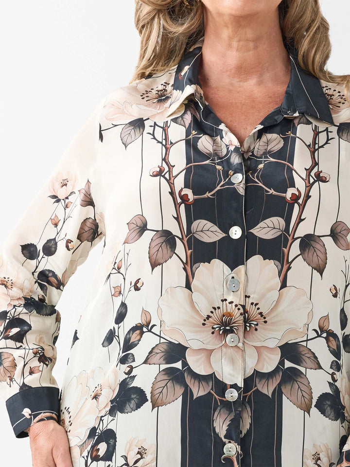 Collared Printed Shirt - Magnificence