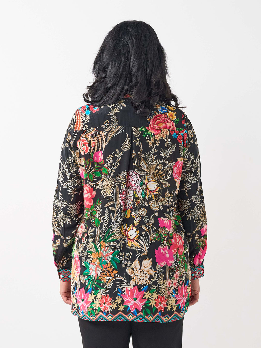 Collared Printed Shirt - Fantasia