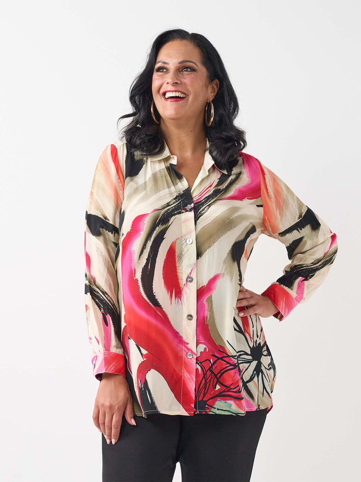 Collared Printed Shirt - Masterpiece