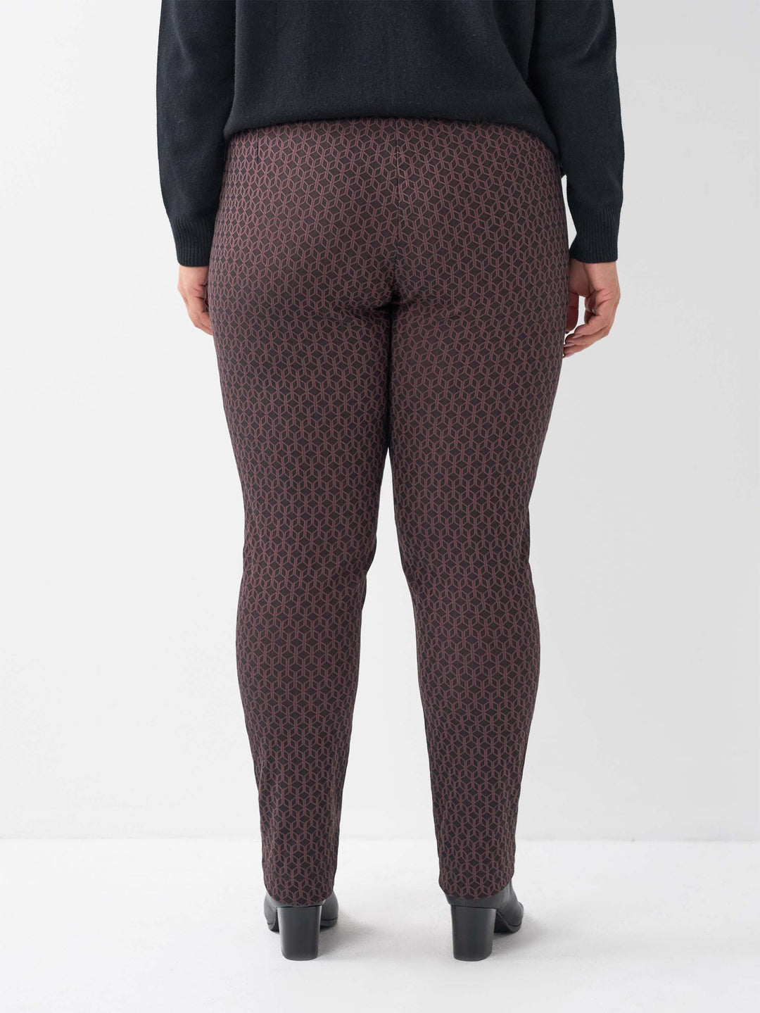 Printed Bengaline Pant - Muscat Cubes