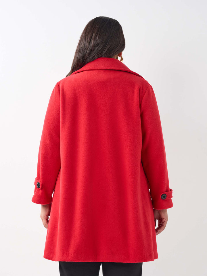Polar Fleece Coat - Red