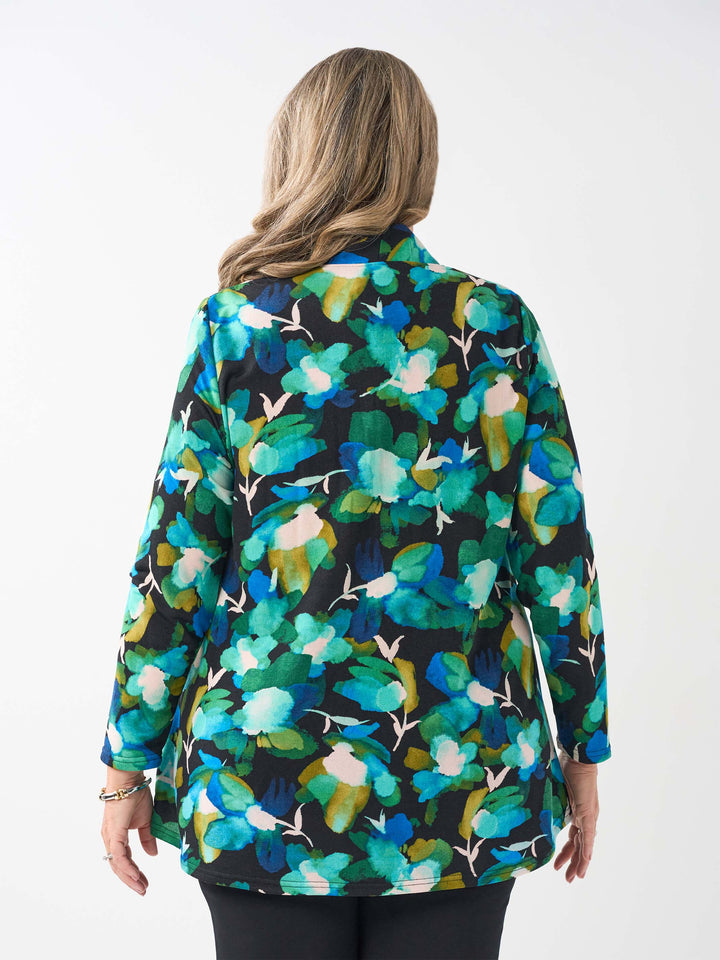 V-Neck Button Through Cardigan - Jewel Life