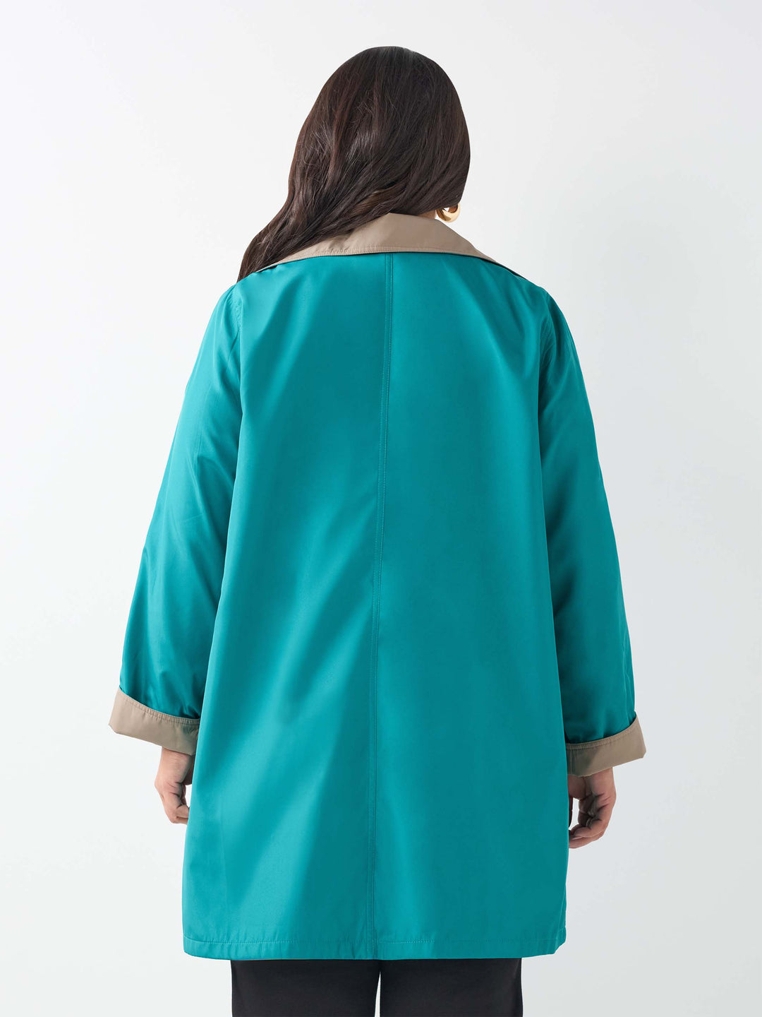 Reversible Jacket - Biscuit/Jade