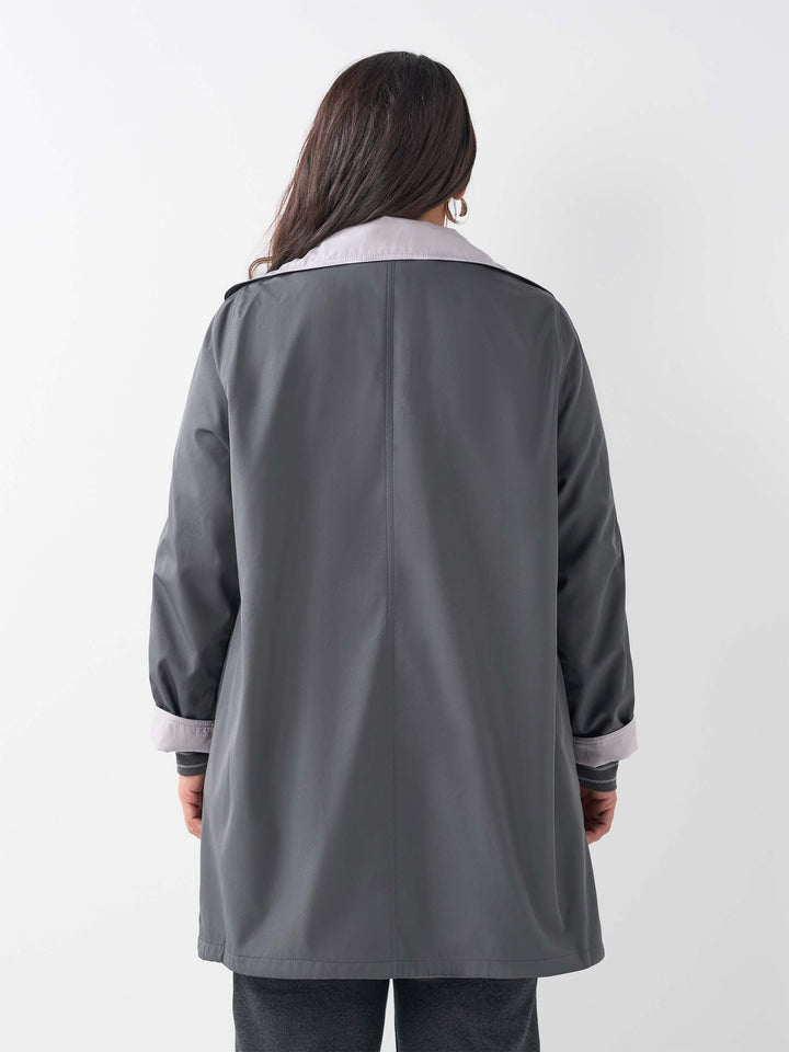 Reversible Jacket - Charcoal/Putty