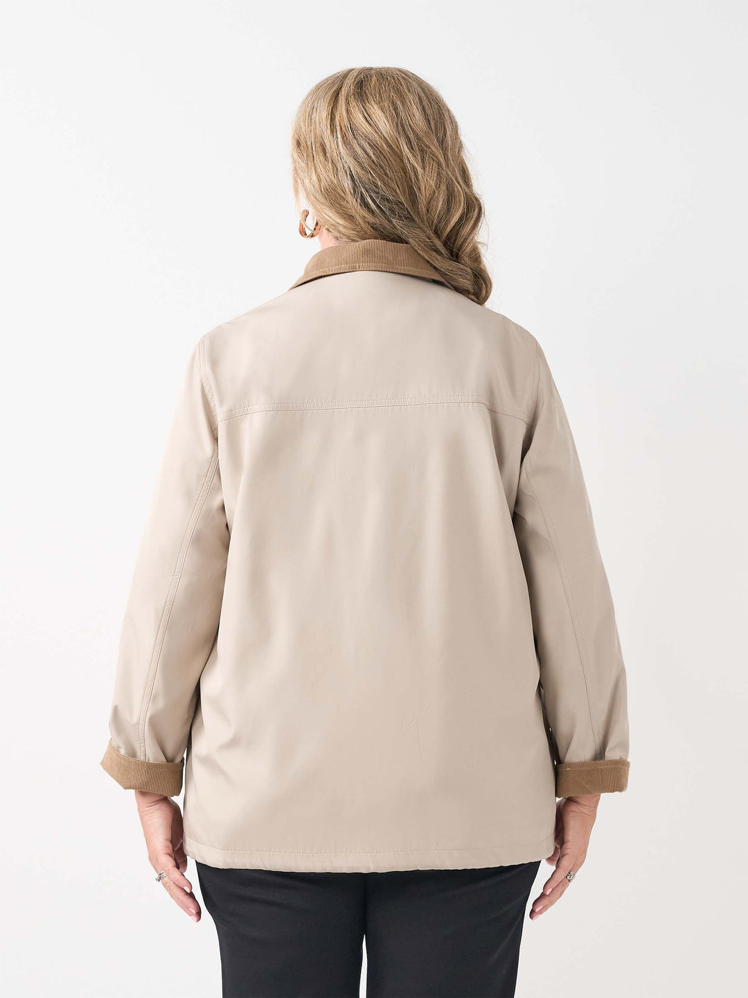 Cord Collared Jacket - Putty