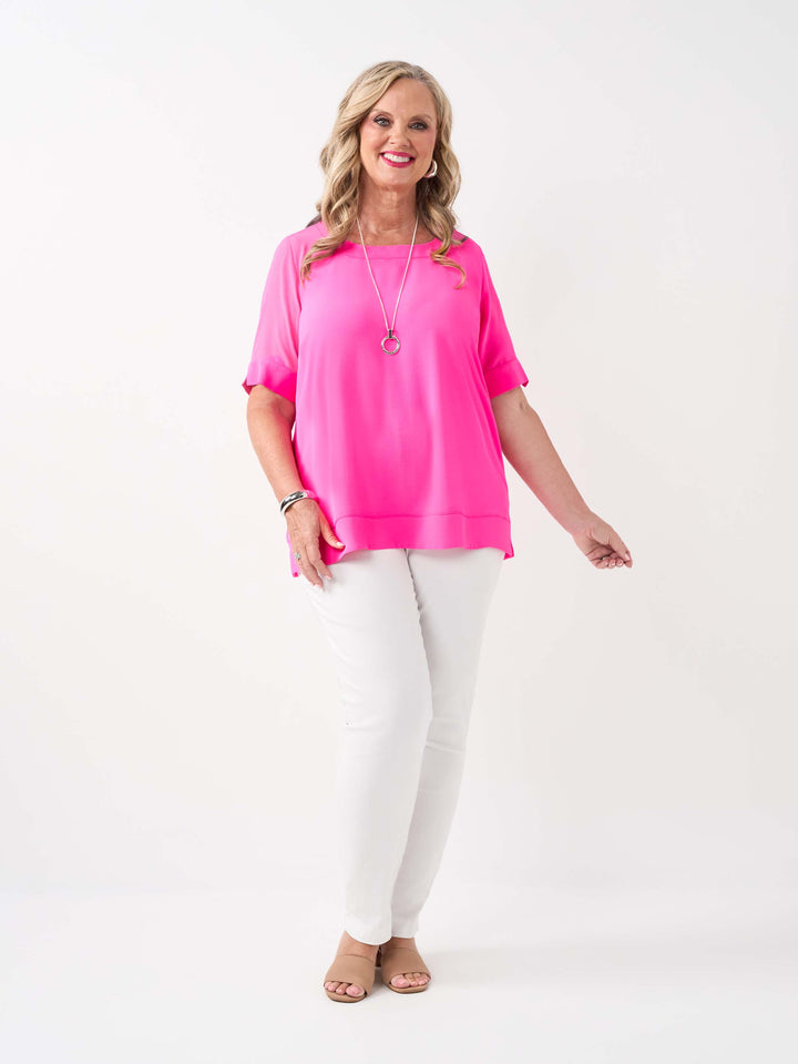 Light Bubble Pop Top - Hot Pink