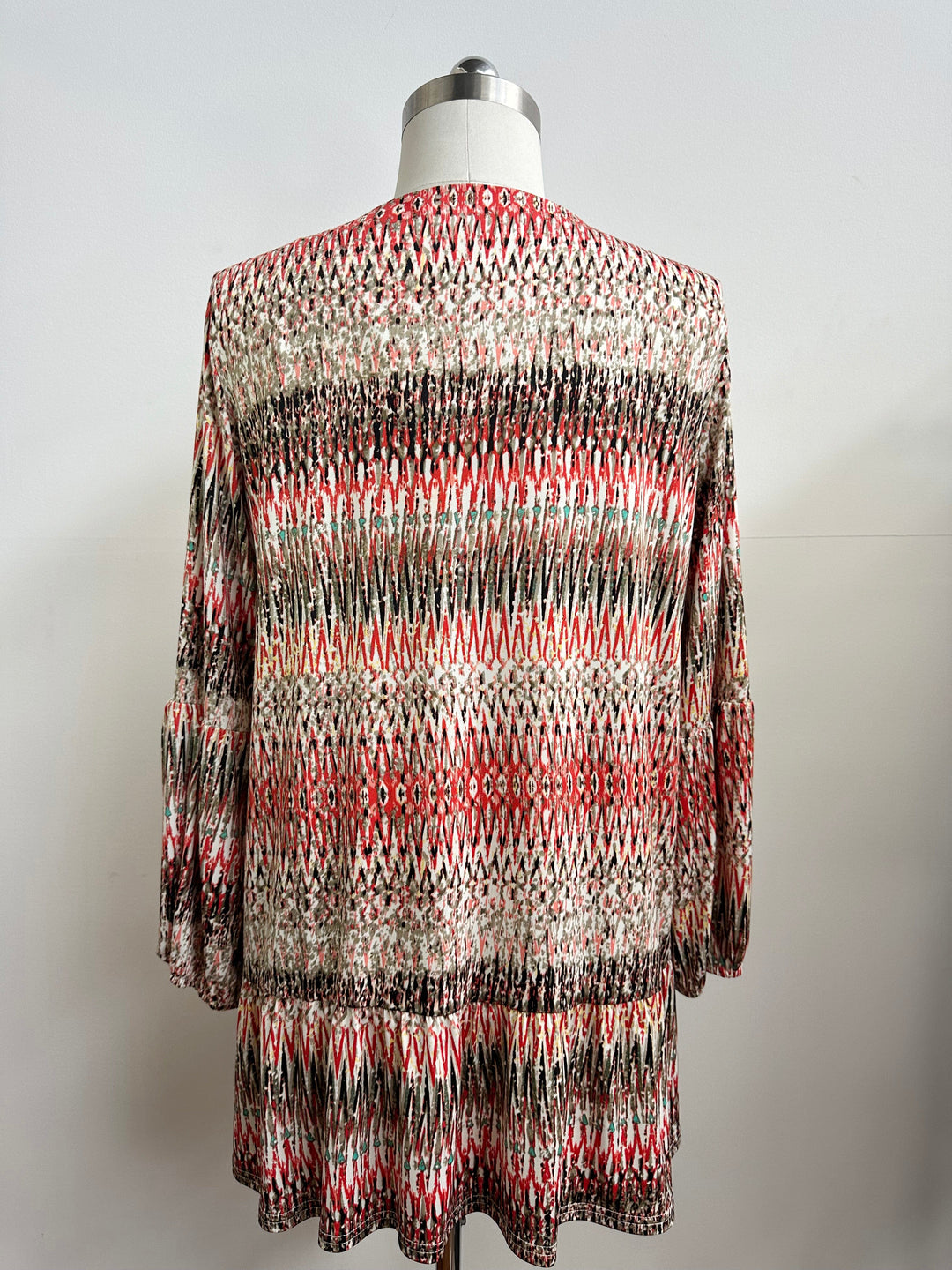 V-Neck Jersey Top - Boho Batik