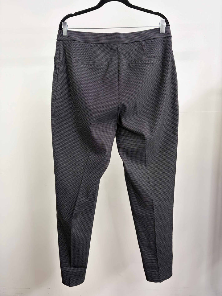 Slim Leg Check Pant - Black