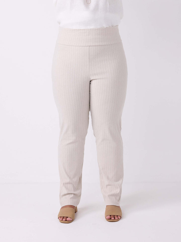 Stripe Pant - Beige