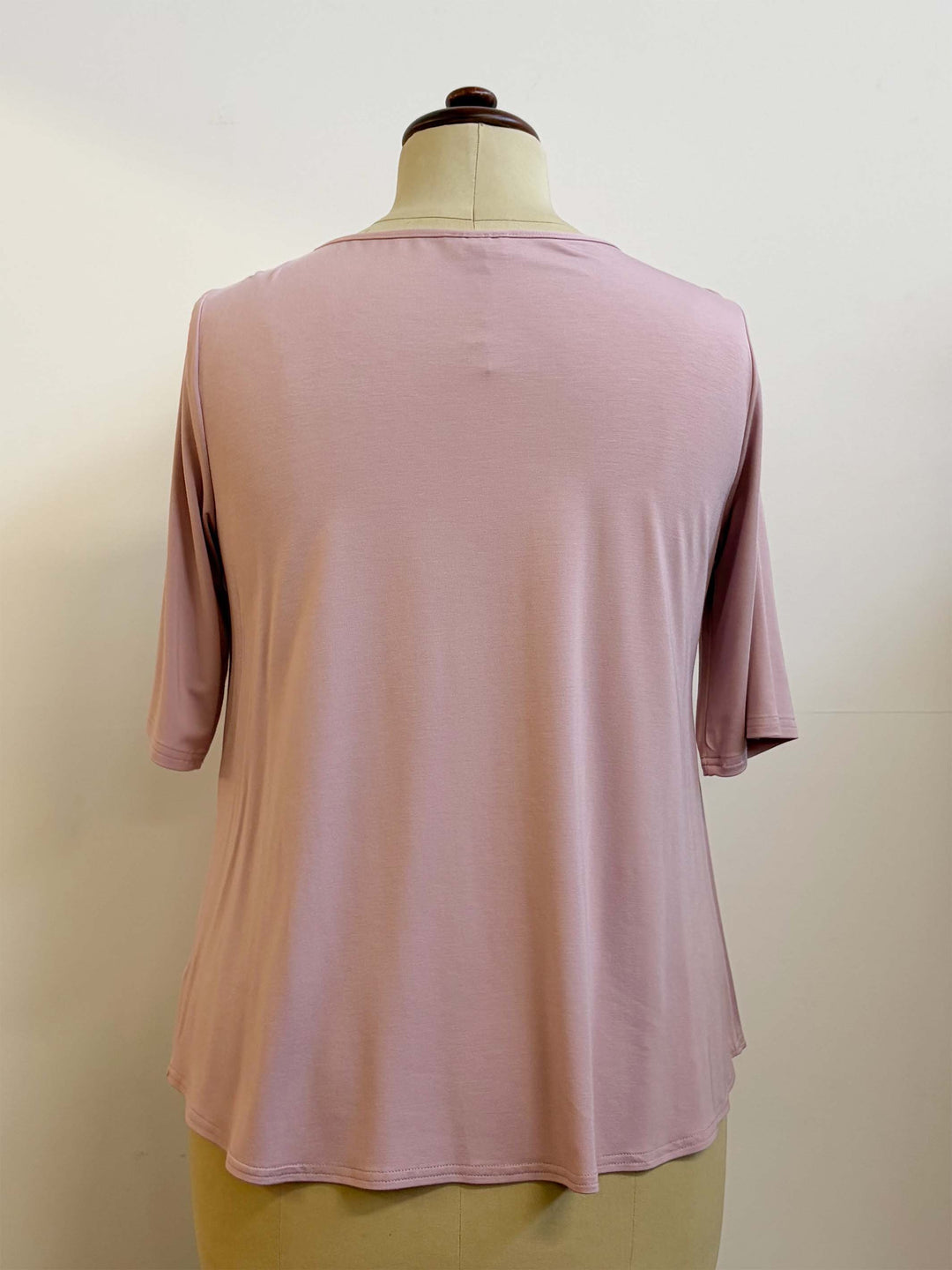 Plain Basic Tee - Dusty Pink