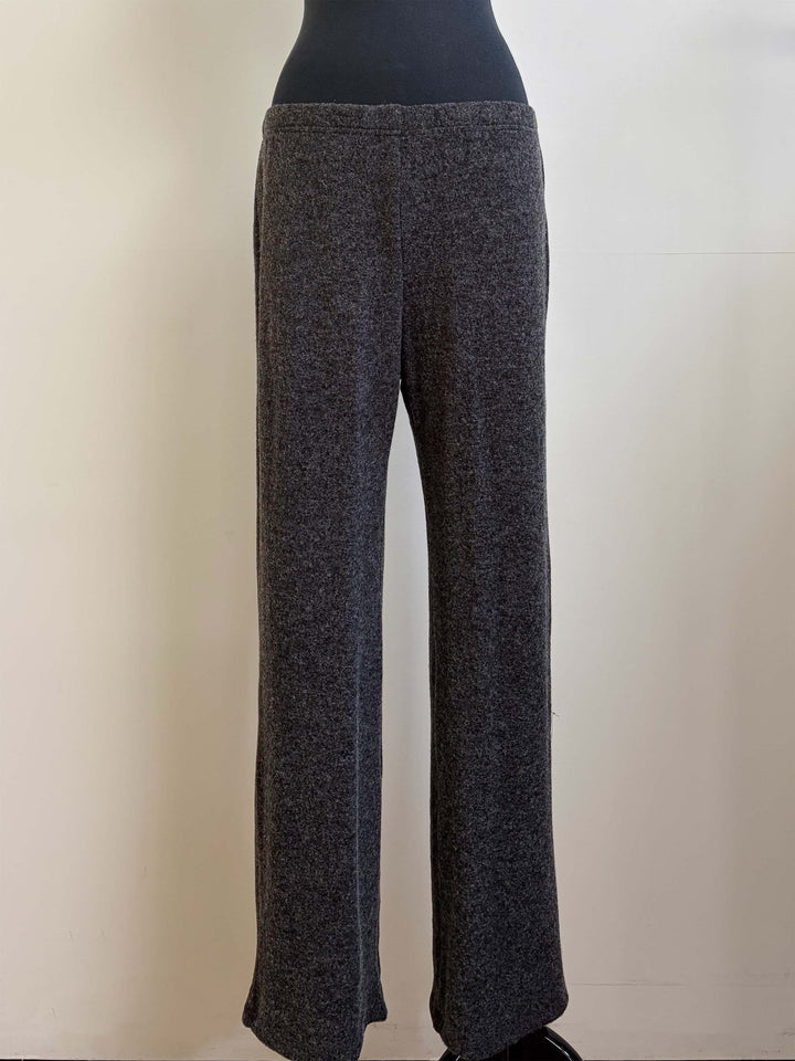Warm Knit Pant - Charcoal