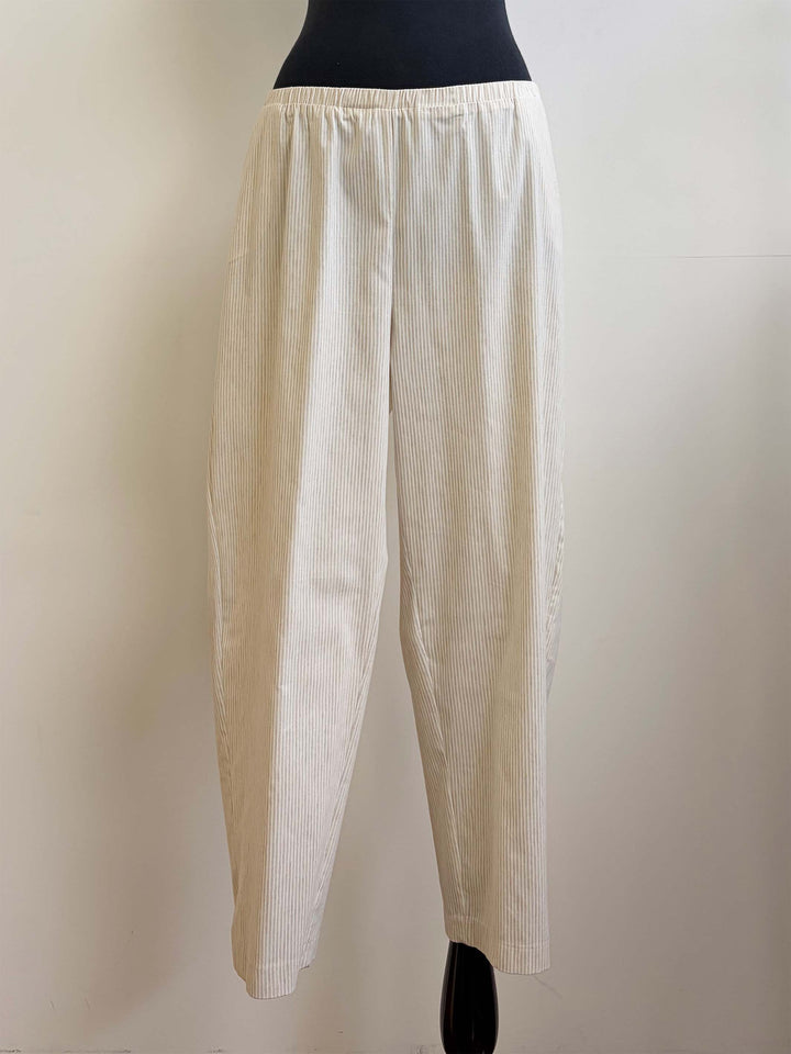 Striped Stretch Pant - Putty