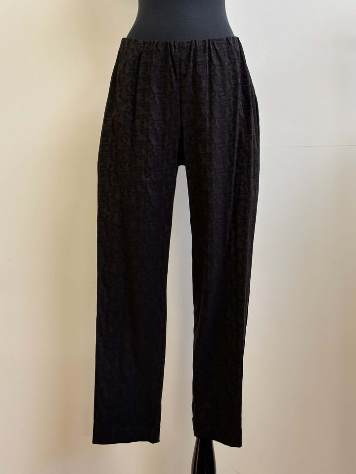 Straight Leg Stretch Pant - Black