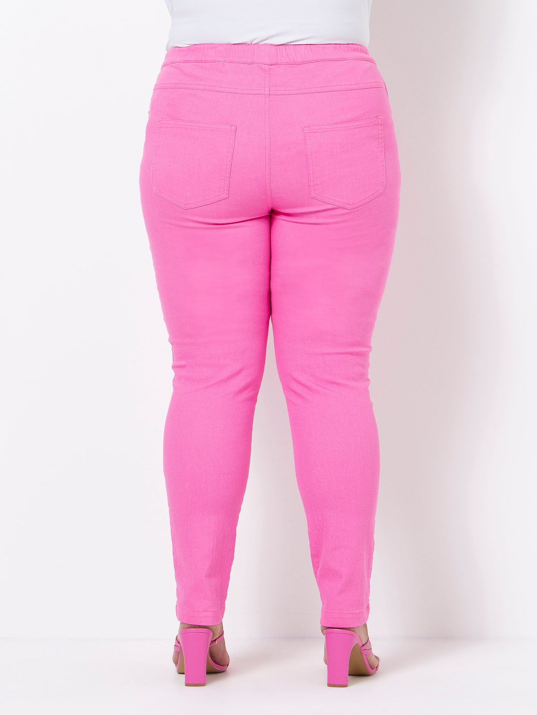 Peony Pink Stretch Jean