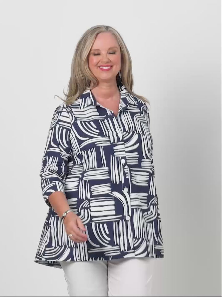 Collared Cotton Shirt - Nautica