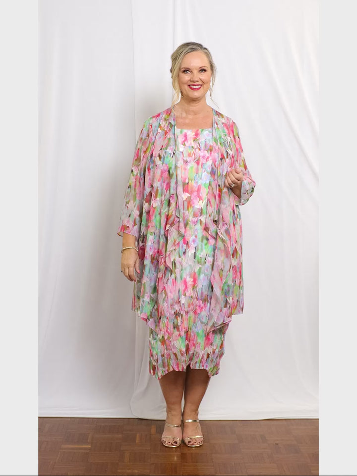 Watercolour Romance Crushed Dress