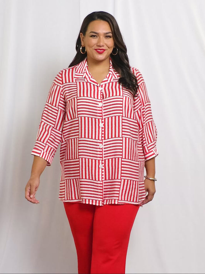 Red Grid Shirt