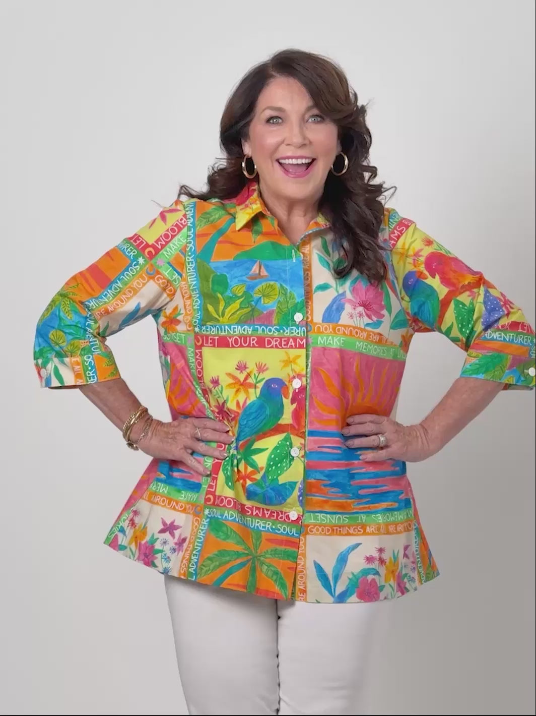 Collared Cotton Shirt - Puerto Rico