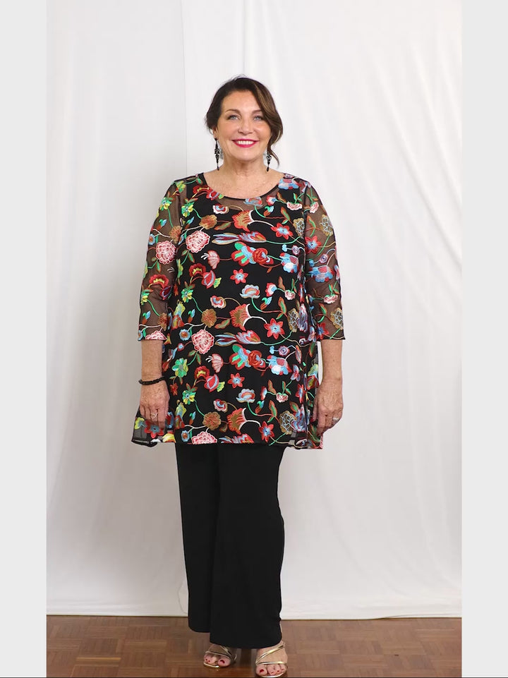 Magic Garden Evening Top