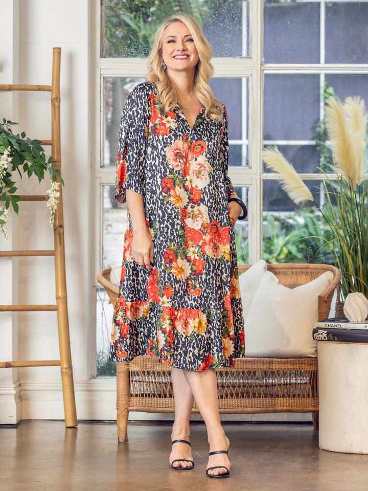 Wildlife Blooms Dress