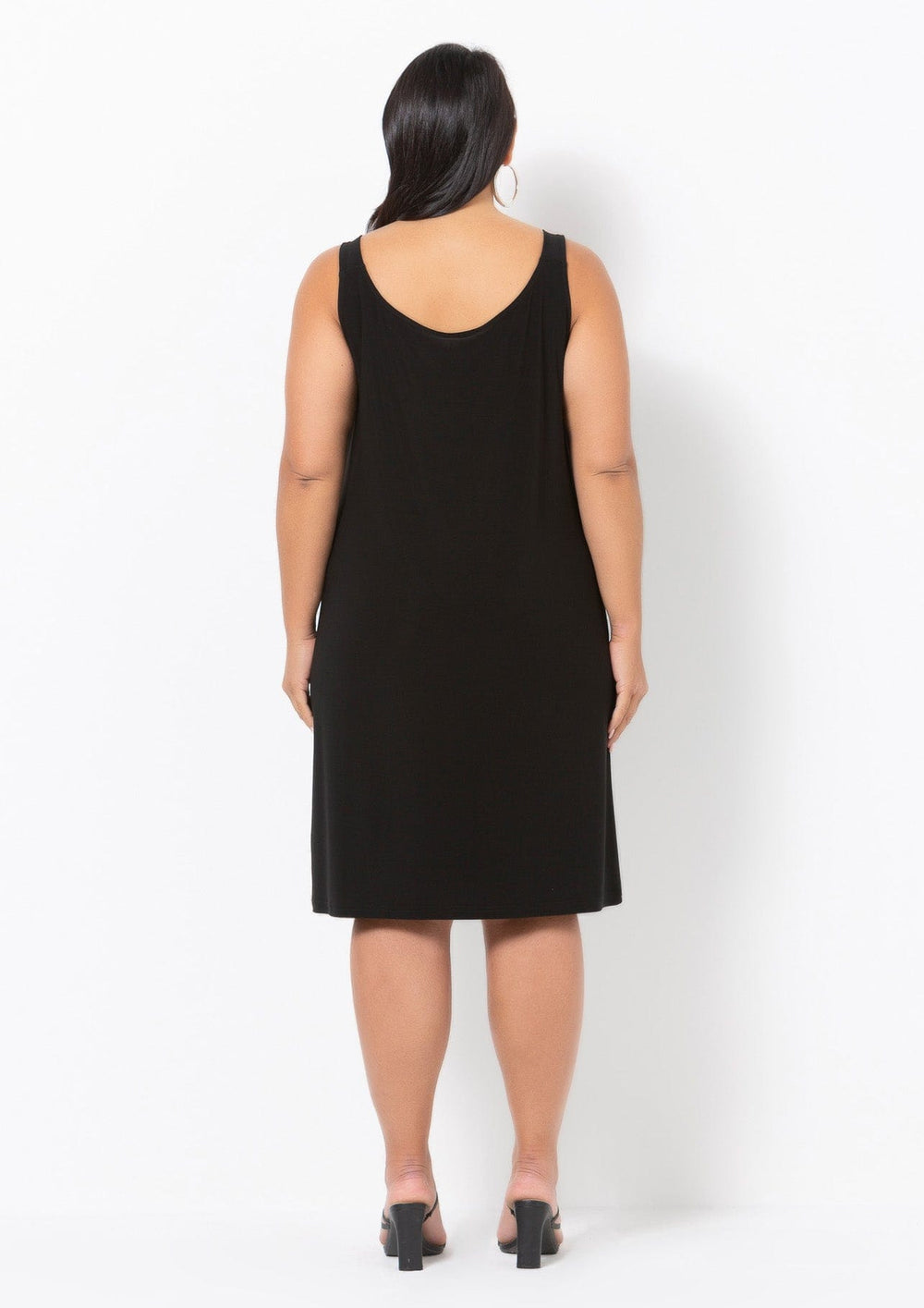 plus size jersey dresses Cato Fashions 3/4 sleeves Alex Evenings Cowl Neck Beaded